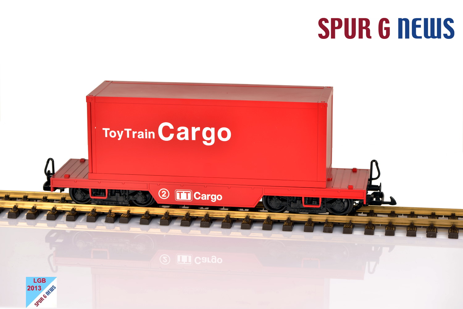 TT Toytrain Containerwagen in Rot CARGO