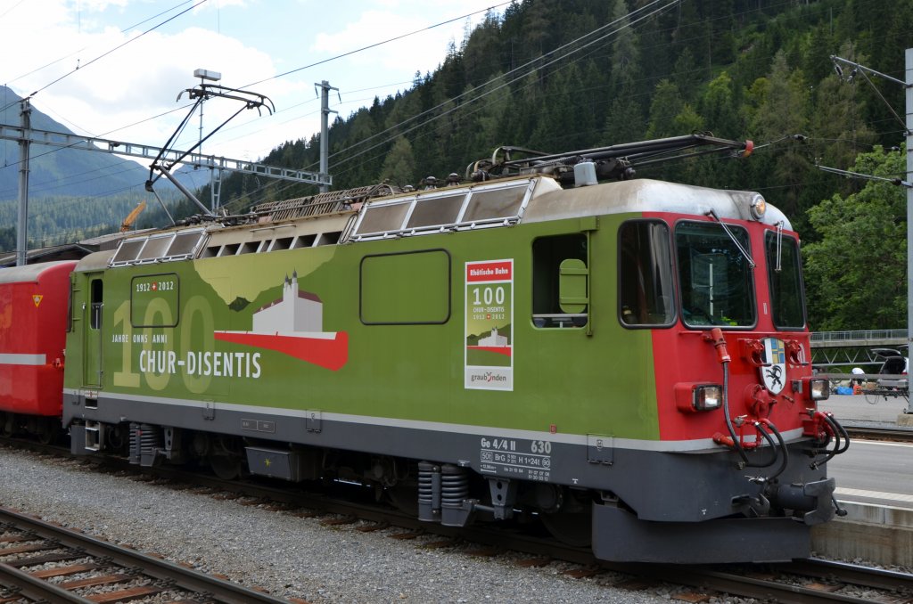 Original Ge 4/4 II Nr. 630 der RhB - 100 Jahre Chur-Disentis - bald als Modell fr die Gartenbahn zu haben? 