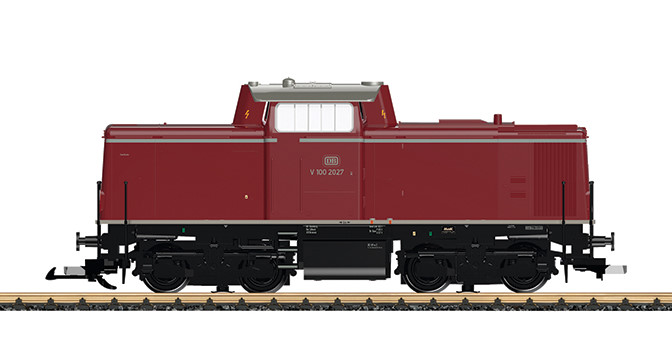 LGB 20121 L - Neuheit 2014 - V100 der DB mit der Betriebsnummer 100 2027 - Regelspurlokomotive der DB