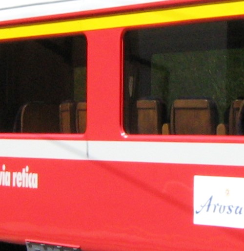 Sitzanordnung im AROSA Original RhB Wagon A 1256 aus 2012
