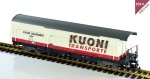 LGB Clubmodell - 4-achsiger Gterwagen Gak-v der RhB "Kuoni Transporte" wurde ausgeliefert. 