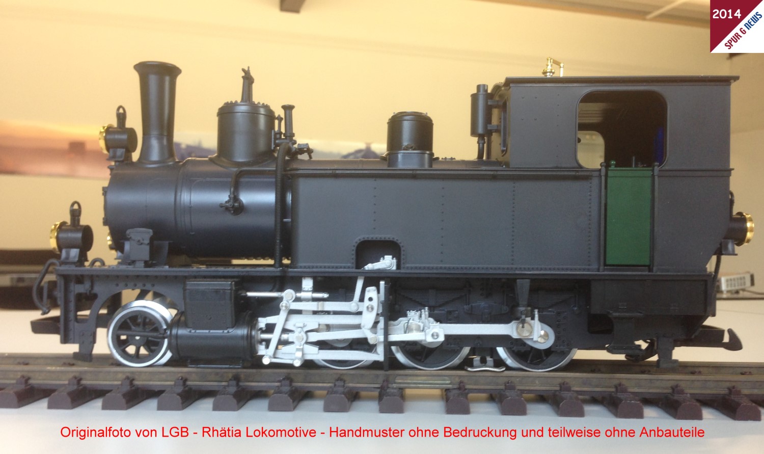 G 3/4 Dampflok "RHTIA" der RhB.Modell- Neuheit 2014 zum 125jhrigen Jubilum der RhB von LGB 