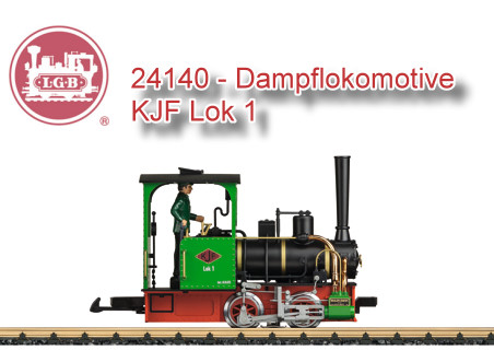 Dampflokomotive einer Kleinbahn in der Epoche III. Dampflok-Feldbahntype, das Original wurde bei Orenstein & Koppel in groen Mengen hergestellt. Solche und hnliche kleine Dampfloks wurden vielfach bei schmalspurigen Feld-, Industrie- und Waldbahnen verwendet. Das LGB Modell ist reichhaltig und fein detailliert, sowie aufwendig beschriftet. Die Motor-/Getriebeeinheit wurde gegenber frheren Versionen dieses Modells technisch berarbeitet. Gestnge und Steuerung sind voll funktionsfhig. Weiterhin sind beide Radstze der Lok angetrieben. Zudem verfgt das Modell ber einen Lokfhrer und einen vorbildgerecht nachgebildeten Fhrerstand. Lnge ber Puffer 21 cm. 