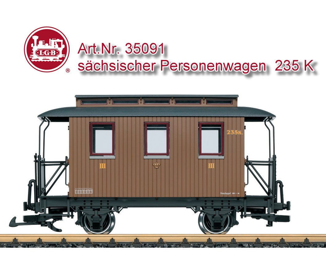 LGB 35091 - schsischer Personenwagen