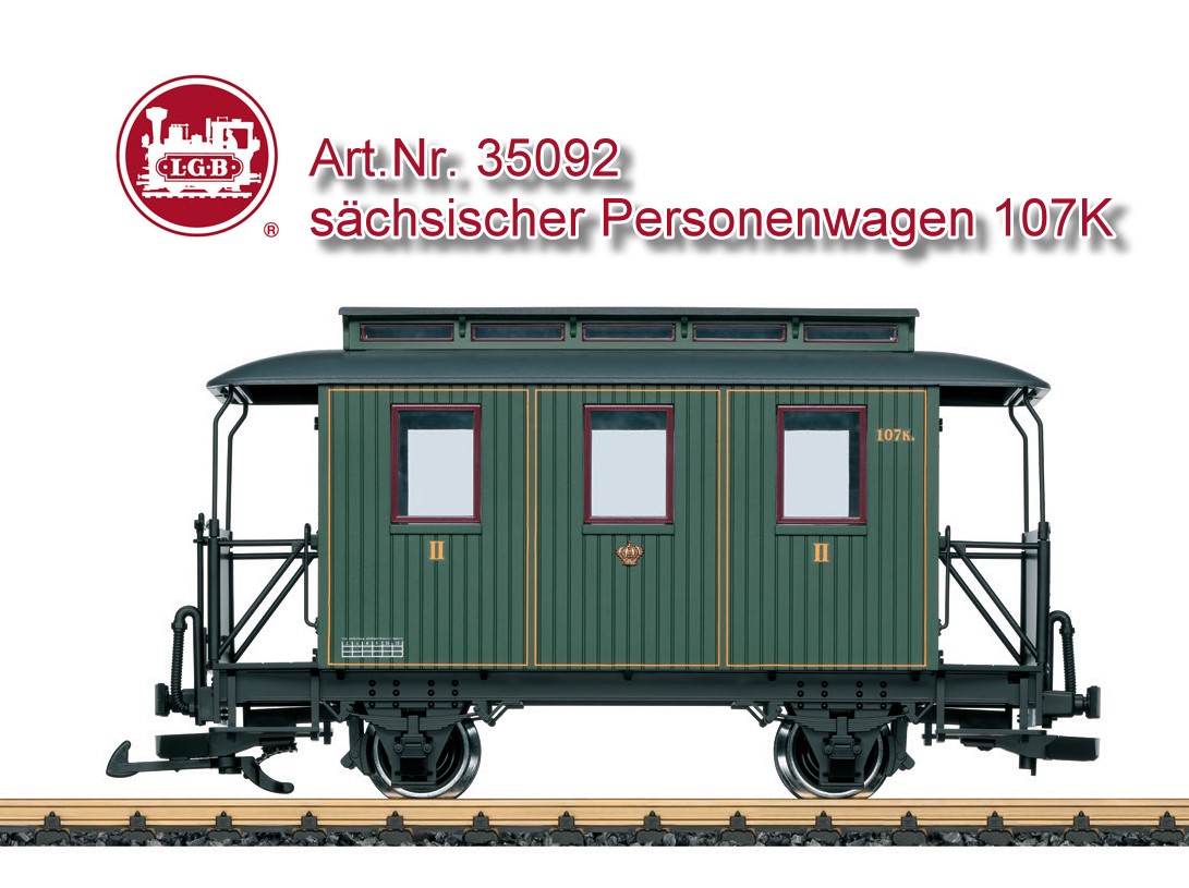 LGB Art. Nr. 35092 - Schsischer Personenwagen