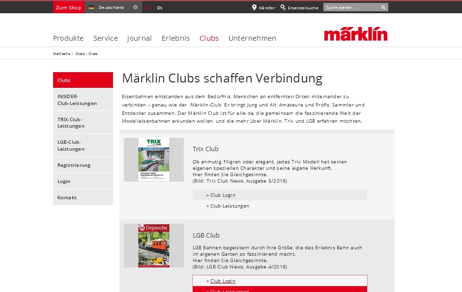 Ja, aber dafr muss der LGB Gartenbahner doch noch fast ein dreiviertel Jahr warten. Vor allem ist eine Clubmitgliedschaft im LGB Club bei Mrklin erforderlich um an diesen Wagen zu kommen. Nebenstehend habe ich mich nach Erhalt der LGB Depesche Nr. 4/2016 mal eingeloggt und einen Bildschirmausdruck eingestellt.   