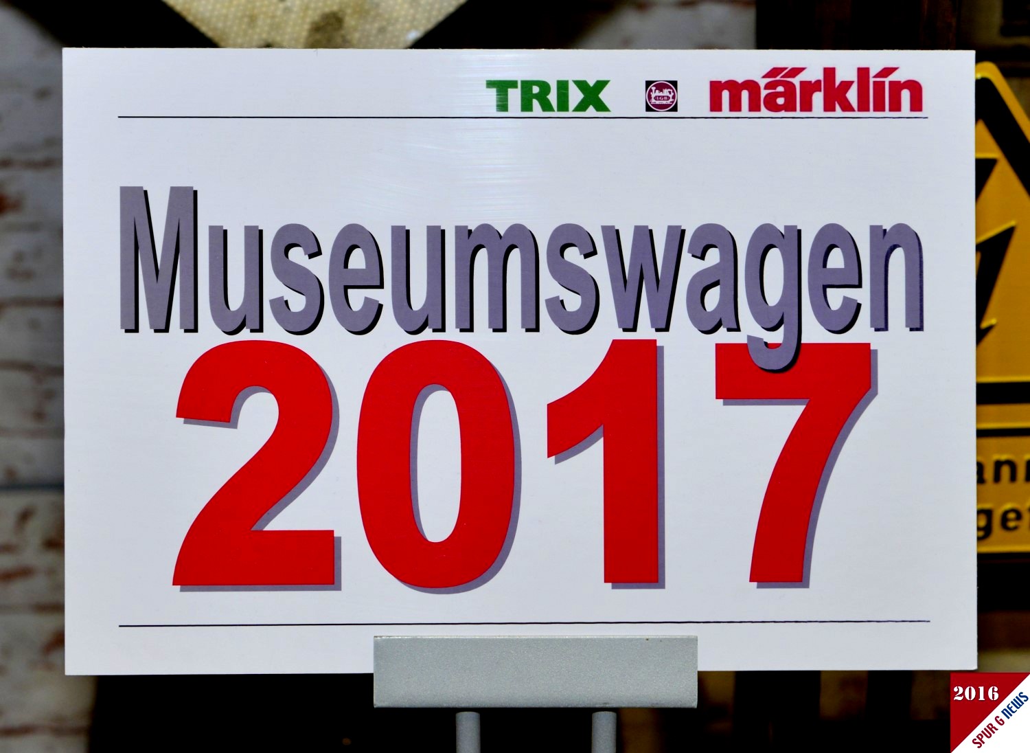 Museumswagen 2017 von LGB - Vorstellung im Mrklinmuseum. 