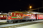 Modell der LGB und Original der RhB - Jubilumslok 50 Jahre LGB