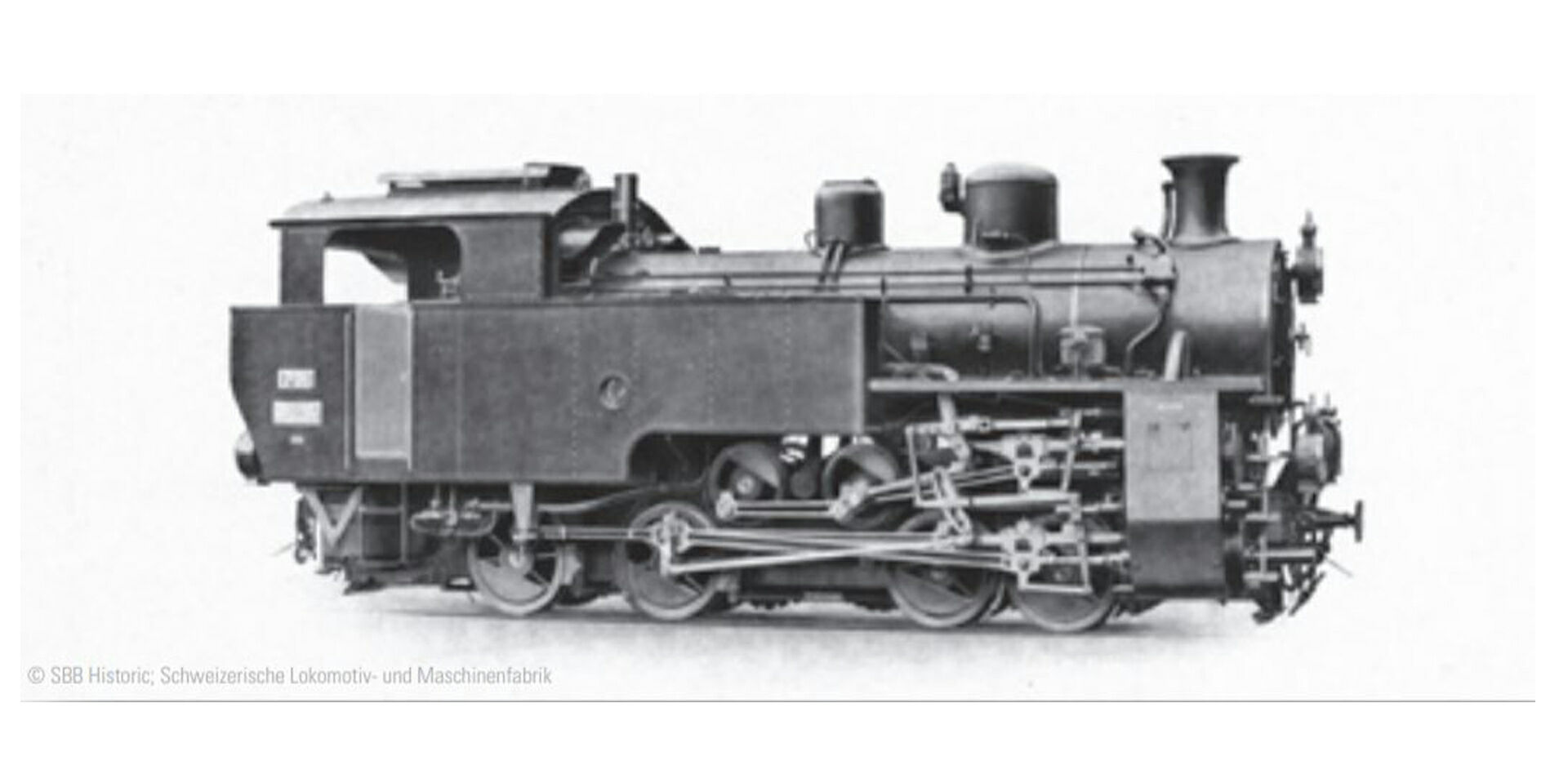 HG 4/4 II Zahnraddampflokomotive der Dampfbahn Furka-Bergstrecke Nr. 701 - schwarze Ausfhrung