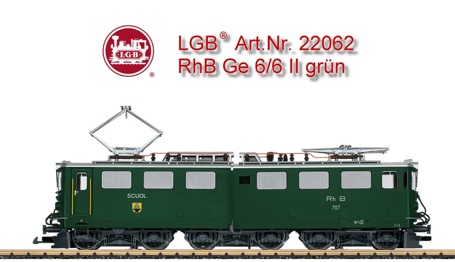 LGB Ge 6/6 II - grn - ARt. Nr. 22082 
