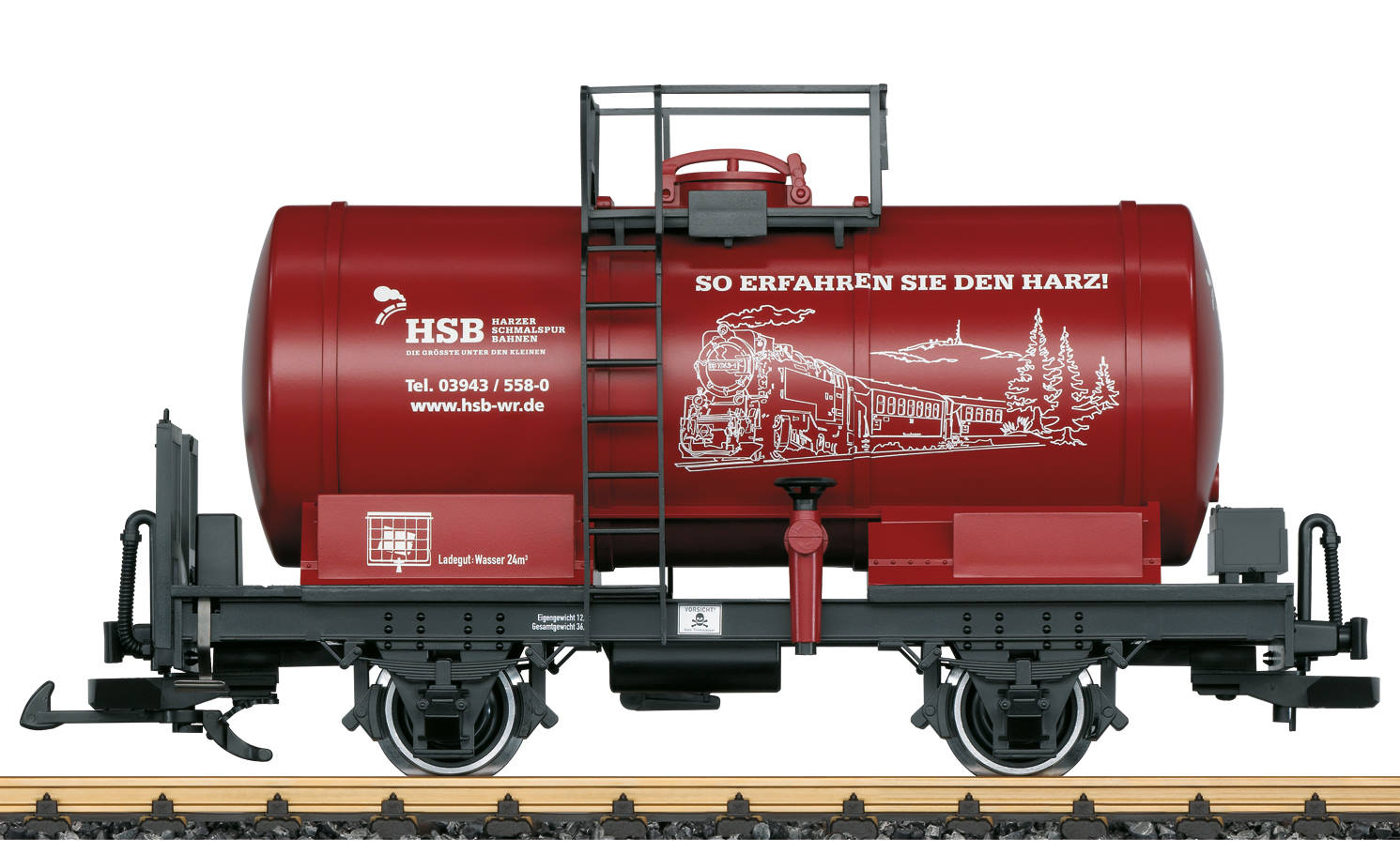 LGB 41411 - HSB Lschwasserwagen , Neuheit 2021 - Auslieferung Mai 2021