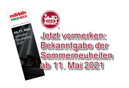 Ab 11. Mai 2021 ist es soweit: Sommerneuheiten 2021 von LGB 