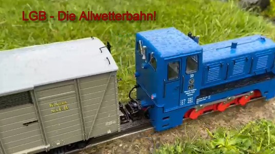 LGB die Allwetterbahn! Video von Hendrik Hauschild!