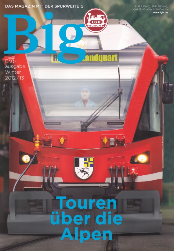 Cover - Big das Magazin mit der Spurweite G ---- Erstausgabe 2012
