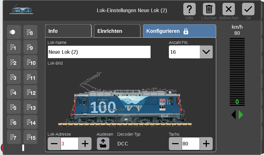 Lokbilder in der CS 3 - so einfach wie noch nie zu kopieren und zu generieren. 