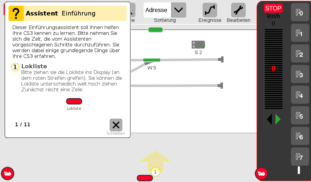 Einfhrungsassistent - eine Hilfe fr den Start - ohne Handbuch - 