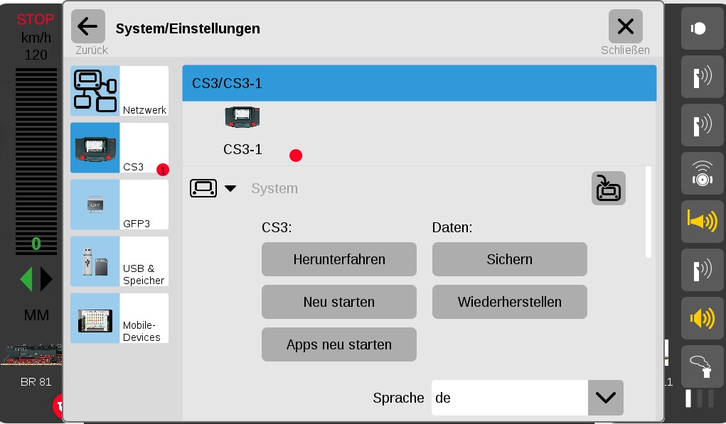 Mrklin CS3 und CS3 plus - Neues Update auf 1.1.0 .... per Stick oder mit Direktverbindung.