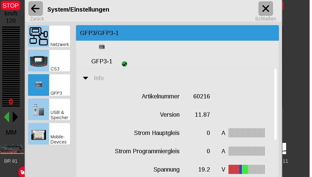 Das erste Update fr die CS3 beinhalten auch noch ein Update fr den gfp - Gleis-Format-Prozessor