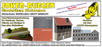 Joker-Rügen - Hersteller von Häuserbausätzen und Sandsteinmatten 