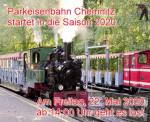 Die Chemnitzer Parkeisenbahn startet in die Saison 2020. Am Freitag, den 22.05.2020 ab 14:00 Uhr geht es los! 