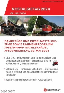 Pinzgauer Lokalbahn - Nostalgiefahrt 9.5.2024