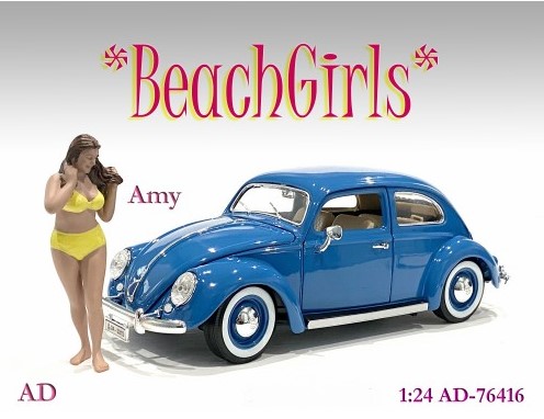 American Diorama, Art. Nr. 764156, AMY, Strand Mädchen Amy, gelber Bikini, Neuheit 2022