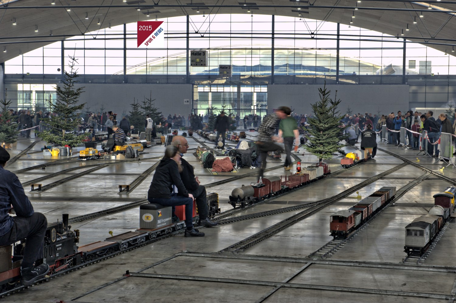 Bericht vom Echtdampfhallentreffen in Karlsruhe vom Januar 2015