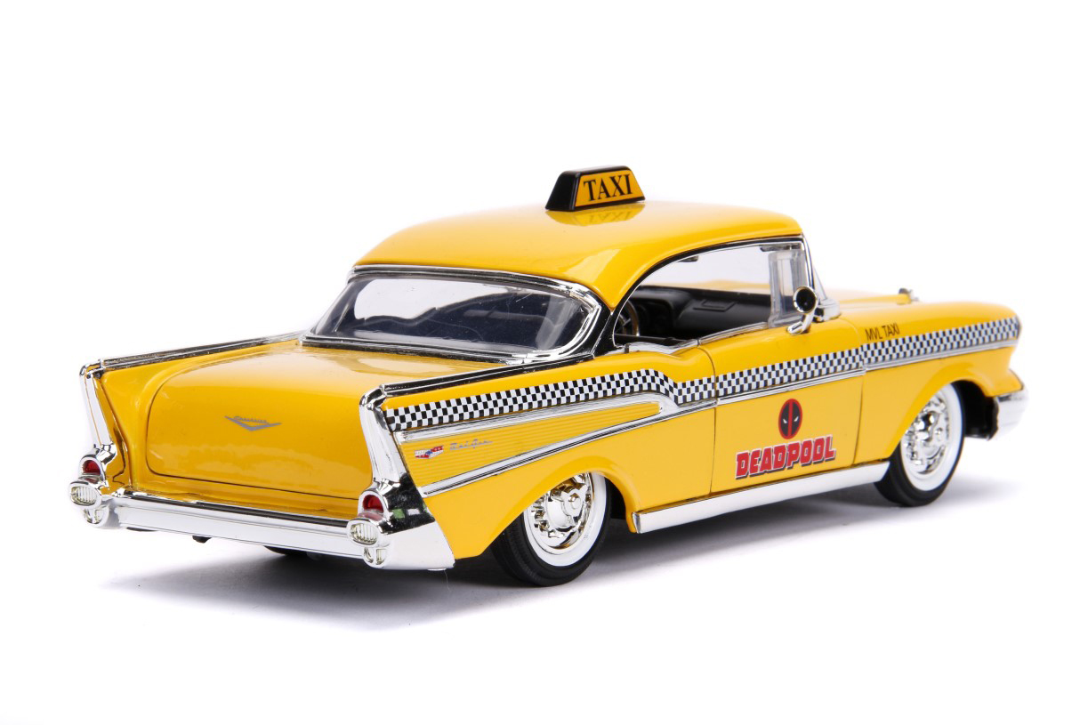 Art.Nr. 30290 von Jada Toys: Chevy Bel Air aus dem Jahre 1957 aus der Serie Hollwoold Rides Deadpool