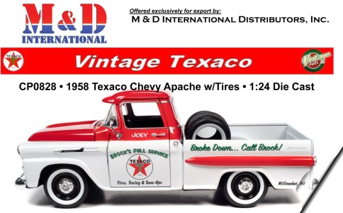Von M&D International vorgesellt: AW Autoworld "TEXACO Chevy Apache Pick Up" 