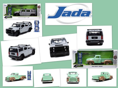 Für US Fahrzeug und Custom Made Liebhaber: Modellautos von M&D International und JADA Toys (by Simba Dickie Group)