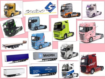 Solido by Simba Dickie - Trucks and Trailer