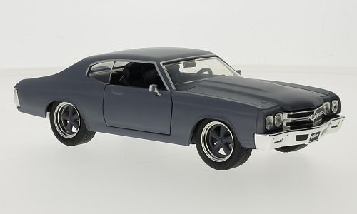 Chevrolet Chevell, SS Tuning, Matt-grau, Fast & Furious aus 1970 - JADA Modell