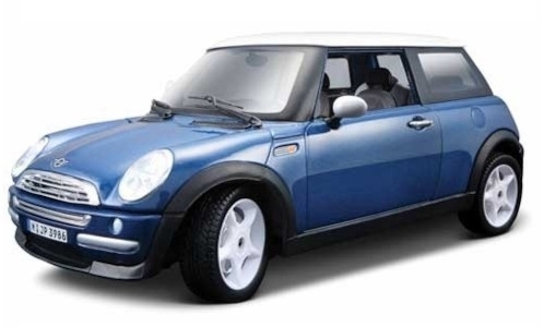 Maisto - Mini Cooper, metallic-blau/weiss - Art. Nr. 247521 - Maisto: MAI31219BLUE 