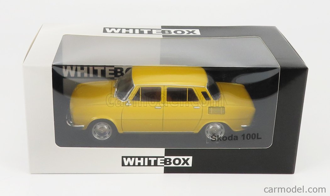 White Box Art. Nr. WB124139 - Baujahr 1969 - gelb, SKODA 100 L 