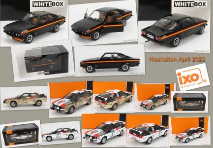 Neue Autos von IXO und WhiteBox für die Gartenbahn!