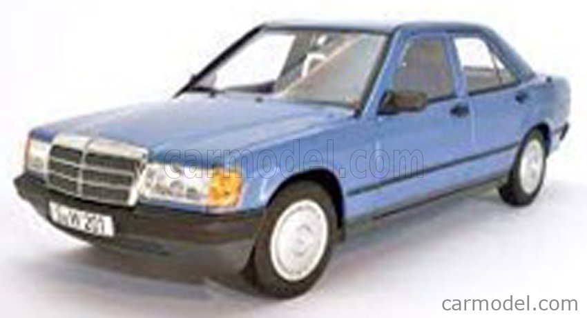 Mercedes Benz, 190 E, Baujahr 1984, Brilliantblau, Bburago, BU2110BL