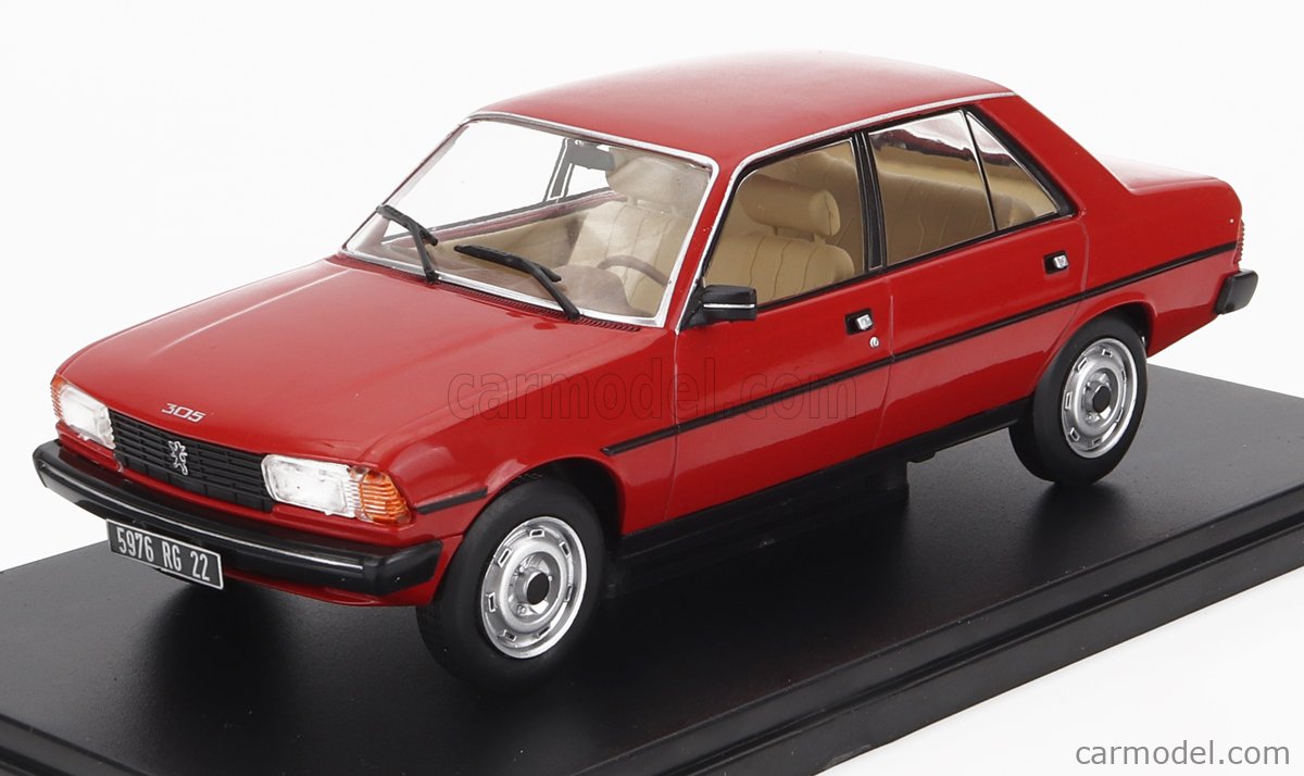 Edicola Peugeot 305 SR - Baujahr 1980 - Epoche IV #rot #Auto-Vintage-de-Luxe-France-Belgique #CAR168019 # AUTVINTDELUXEFRBE057