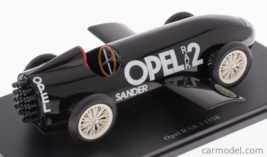 1/24 EDICOLA, OPEL - RAK 2 SPEED RECORD CAR 328 Km/h 1928, CAR166828 ,AB24P029 - HACHETTE-OPEL-COLLECTION