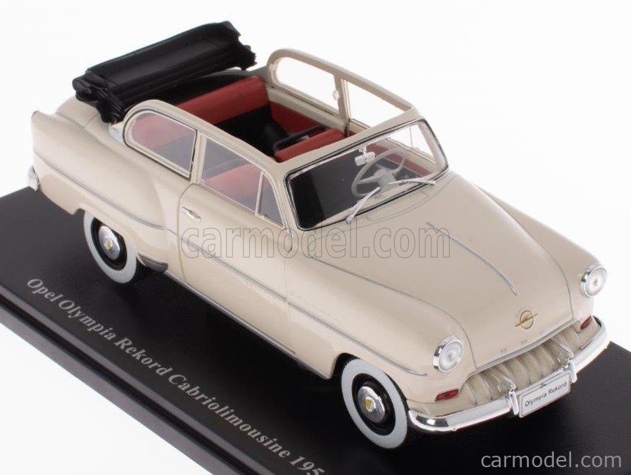 1/24 EDICOLA , OPEL - OLYMPIA REKORD CABRIOLET 1954, CAR166831,.. AB24P018 - HACHETTE-OPEL-COLLECTION