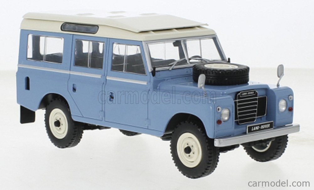 WHITEBOX - LAND ROVER - LAND 109 II SERIES STATION WAGON 1958, hellblau, weißes Dach,