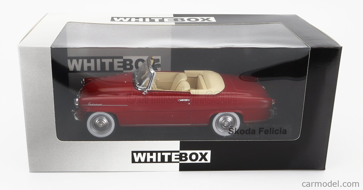 White Box 124154, EAN 4052176757611, Skoda Felicia, rot, Cabriolet, Baujahr 1954