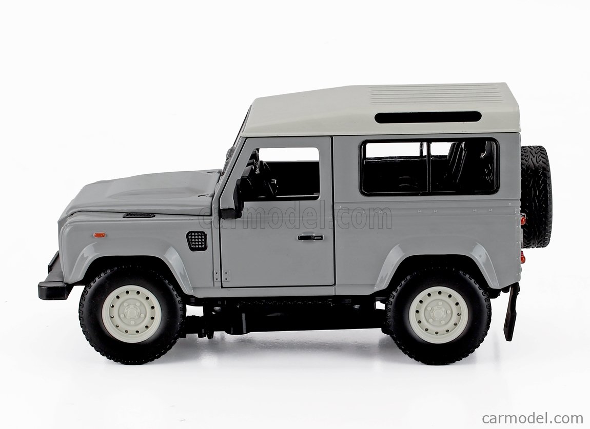 RE-EL Toys - Land Rover  DEFENDER 90 CLASSIC WORK V8 ISLAY EDITION 2023 Grau/Weiss 