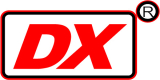 Logo von DX - Dong Xin Toys aus der Fangdong Road in Shandou, Guangdong. 