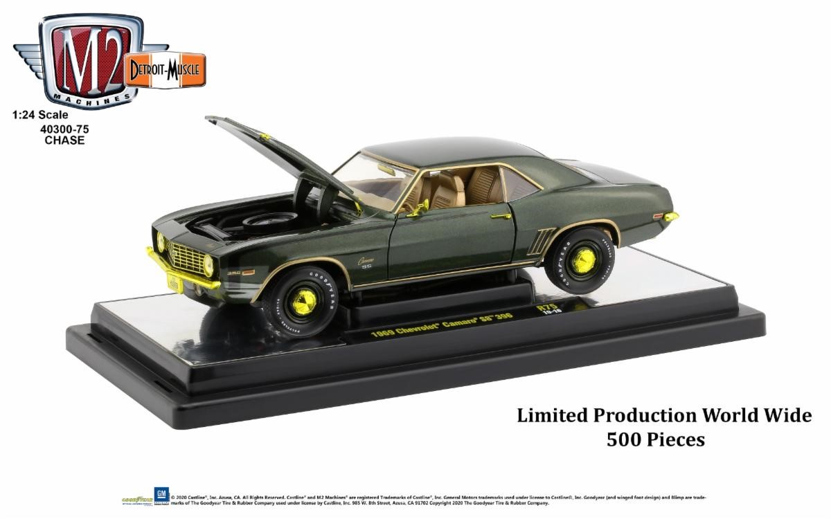 1969 Chevrolet Camaro SS 396 Chase - Limited Edition - M2 Machines
