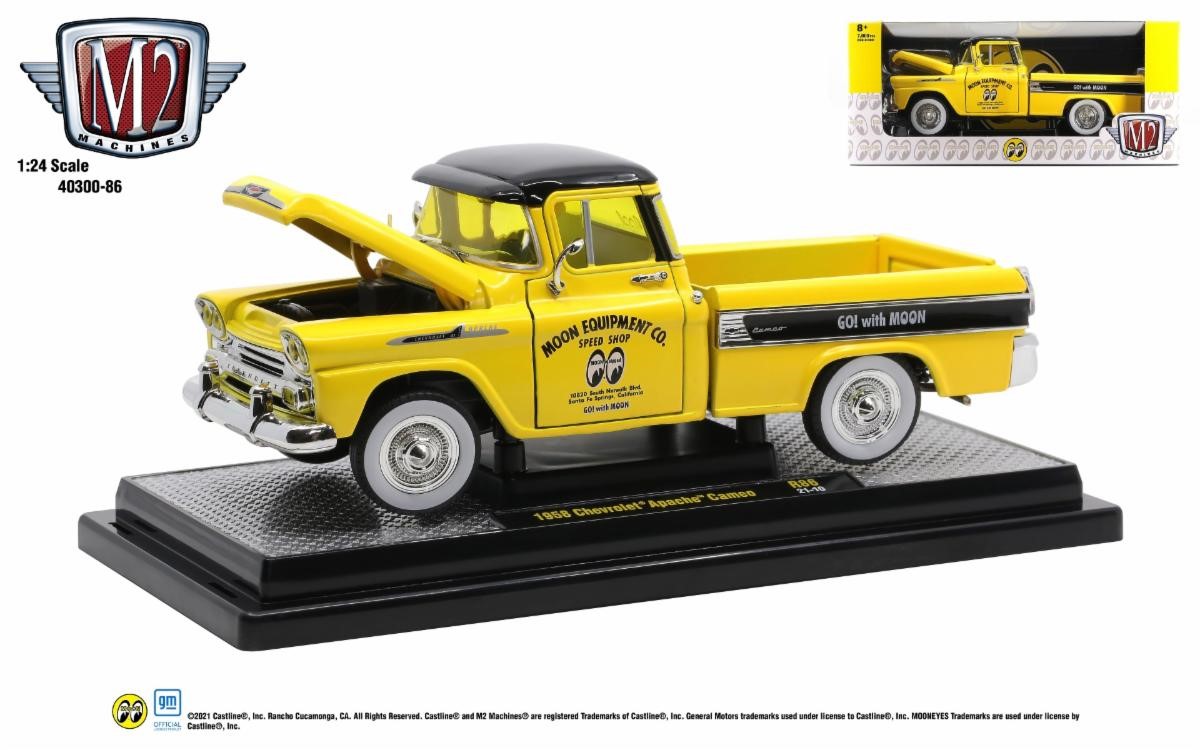 1958er Chevrolet Apache Cameo Truck von M2 Machines - Art. Nr. 400300-86b