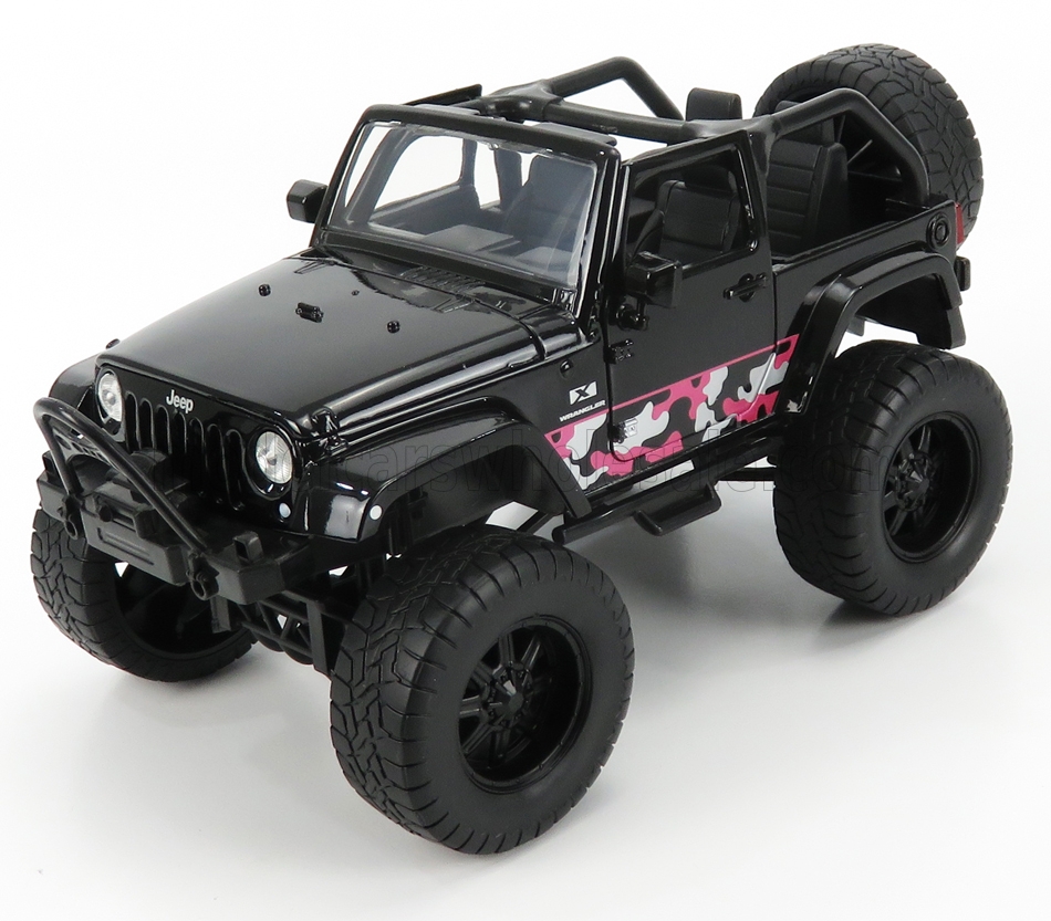 Jeep - Wrangler Offroad 2007 - Fertigmodell, schwarz, JADA 31560