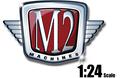 Logo M2 Machines 1:24 Scale (Mastab)