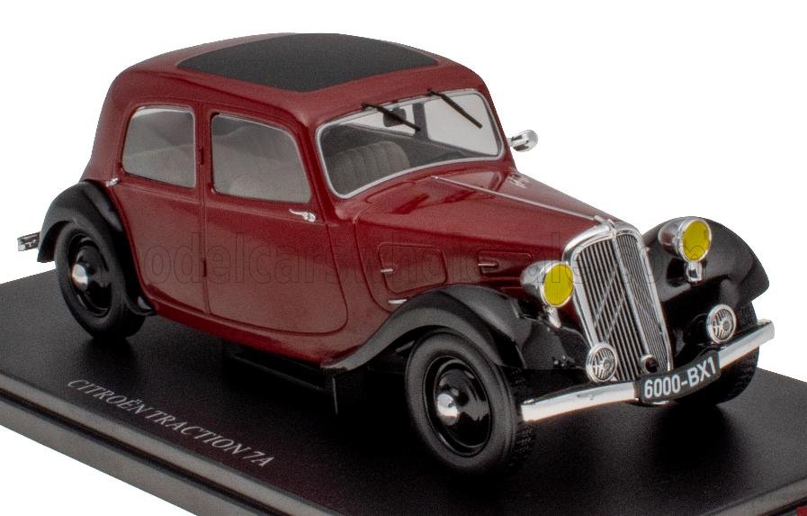 Edicola 1/24 - Citroen - Trction 7 A Avant 1934 - Rot / Schwarz 