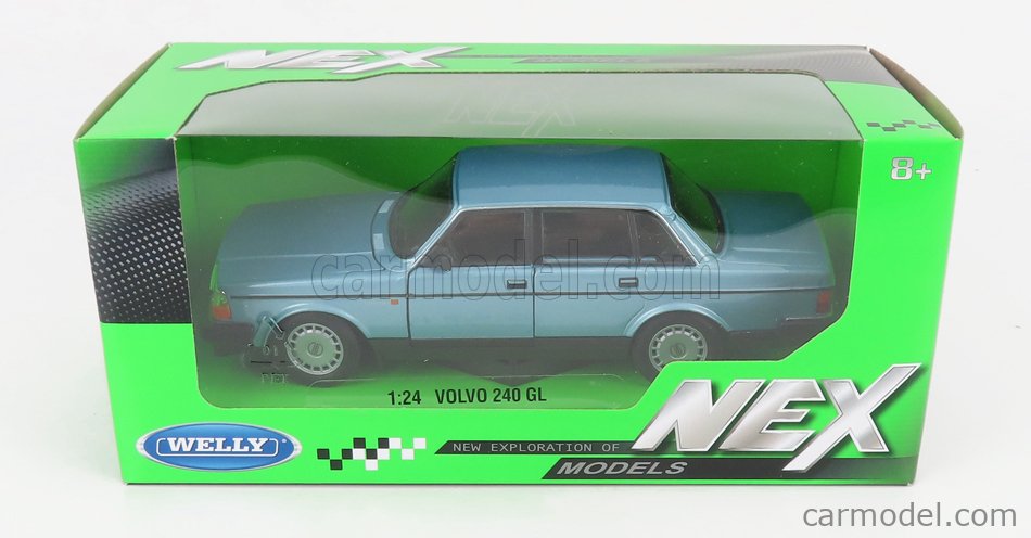 WELLY, Volvo 240 GL - Baujahr 1986 - hier in Hellblau Metallic 