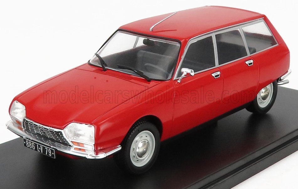 Citroen, Citroen GS Break Club SW Station Wagon, Baujahr 1971, rot, Citroen-Collecton-Hachette, 1:24